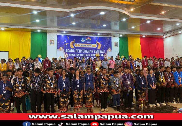 SMP Negeri 2 Mimika Gelar Perpisahan Untuk 326 Siswa Kelas IX