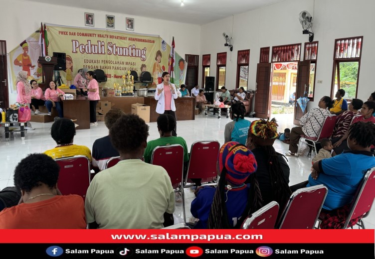 Freeport Indonesia Gelar Pelatihan Cegah Stunting Bagi Mama-Mama Kampung Tioka Kencana Selama 6 Bulan