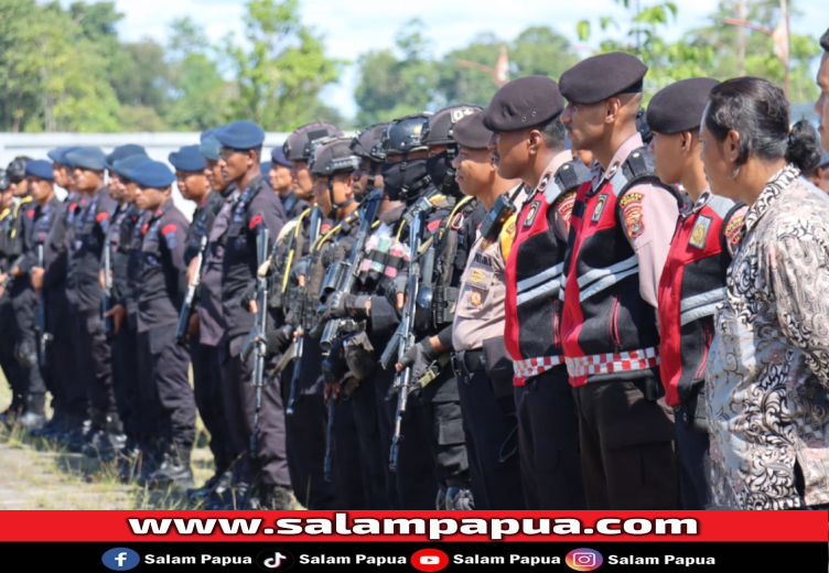 250 Personel TNI-Polri Amankan Debat Paslon Gubernur Papua Tengah Di Timika