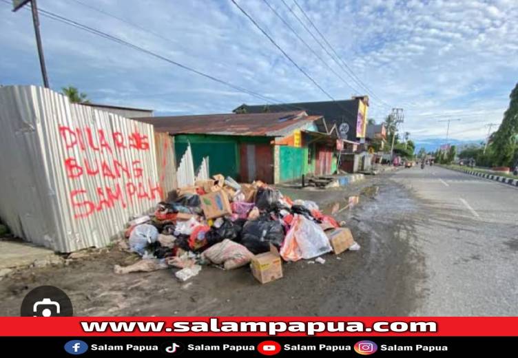 Produksi Sampah Di Timika Capai 95 Ton Per Hari, DLH Kewalahan Tangani Wilayah Pinggiran