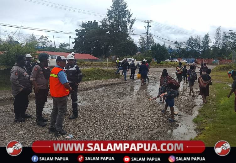 Warga Palang Jalan, Polisi Lakukan Pendekatan Persuasif