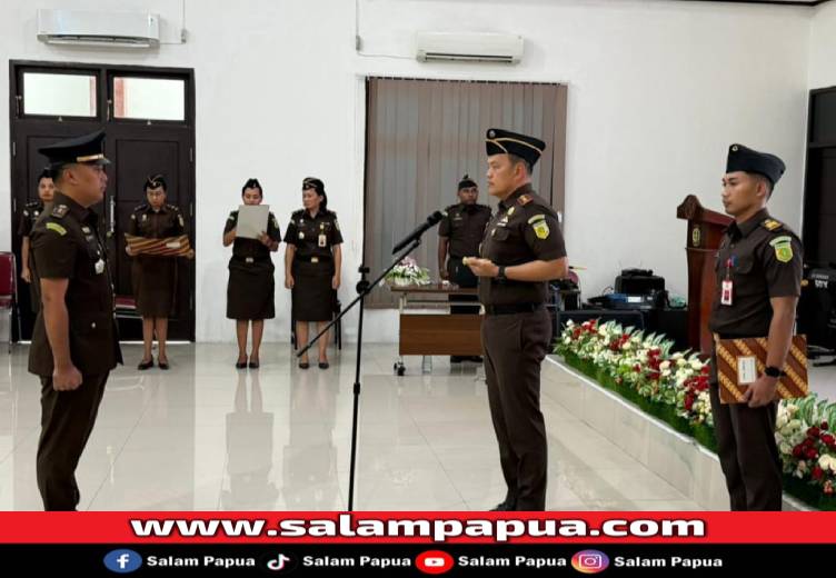 Nobertus Prayogo Resmi Jabat Kasie Intelijen Kejari Mimika, Gantikan Royal Sitohang