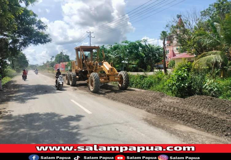 PUPR Mimika Gelontorkan Rp7,28 Miliar Untuk Jalan Inspeksi Irigasi