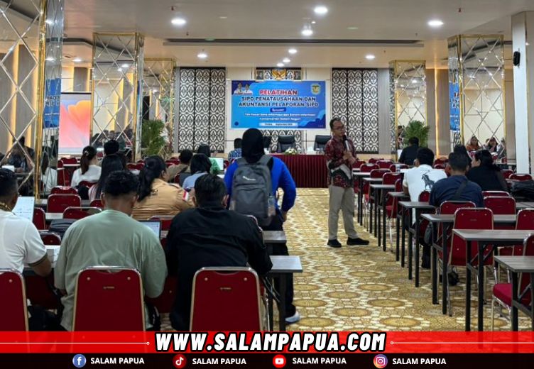 BPKAD Mimika Gelar Pelatihan Penatausahaan Dan Akutansi Pelaporan SIPD Bagi Bendahara Dan Operator OPD