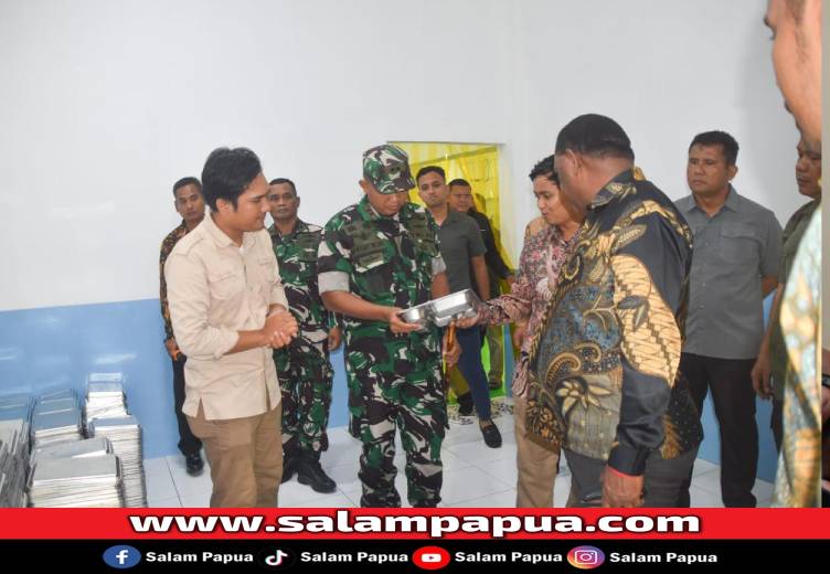 Dukung Program MBG, Pemkab Mimika Bersama Kodim Resmikan Dapur SPPG