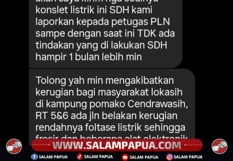 Warga Poumako Keluhkan Gangguan Listrik Berulang, Sejumlah Peralatan Elektronik Rusak