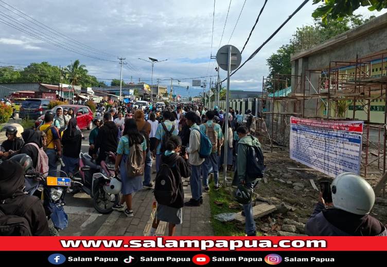 SMA Negeri 1 Mimika Sempat Dipalang, Siswa Dipulangkan