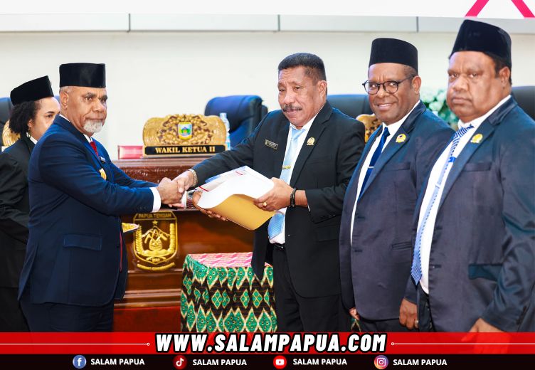 Wagub Deinas Geley Sebut APBD Papua Tengah Tahun 2024 Mendapat Opini Wajar Dengan Pengecualian Oleh BPK