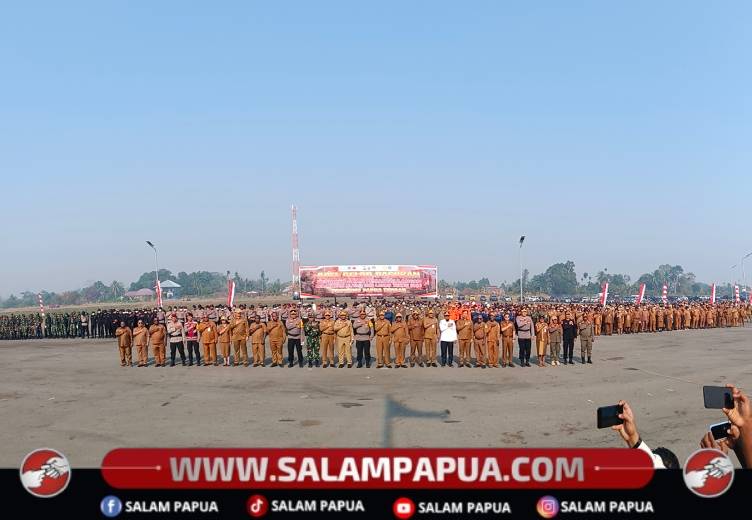 Antisipasi Karhutla, Pemprov Papua Tengah Gelar Apel Kesiapsiagaan