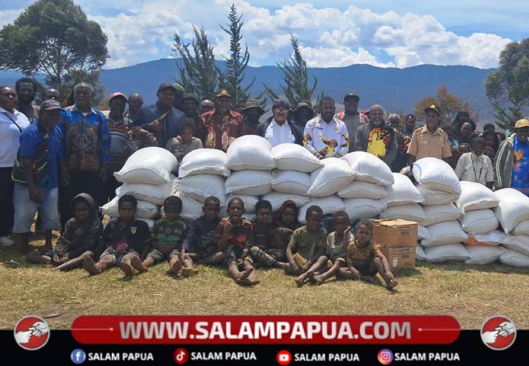 Hadapi El Nino, Pemkab Nduga Salurkan 50 Ton Beras Dan Bangun Bak Penampungan Air