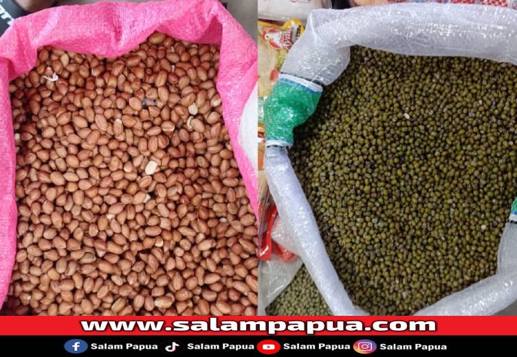 Harga Kacang Tanah Dan Kacang Hijau Terus Melonjak Di Pasar Sentral Timika