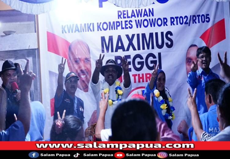 Dukung Pemimpin Asli Papua, Warga Mimika Siap Pilih Maximus-Peggi