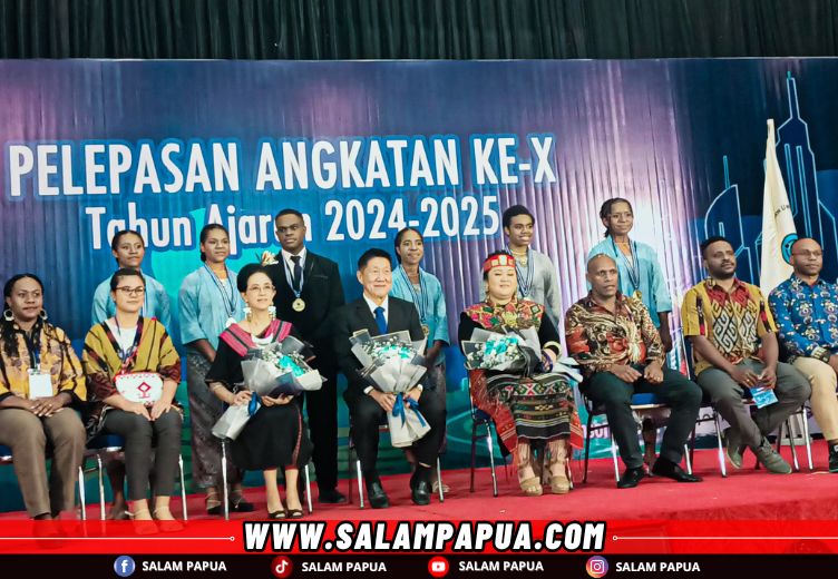Sekolah GenIUS Lepas 77 Siswa, 6 Di Antaranya Hasil Buah Tangan Gubernur Meki Nawipa