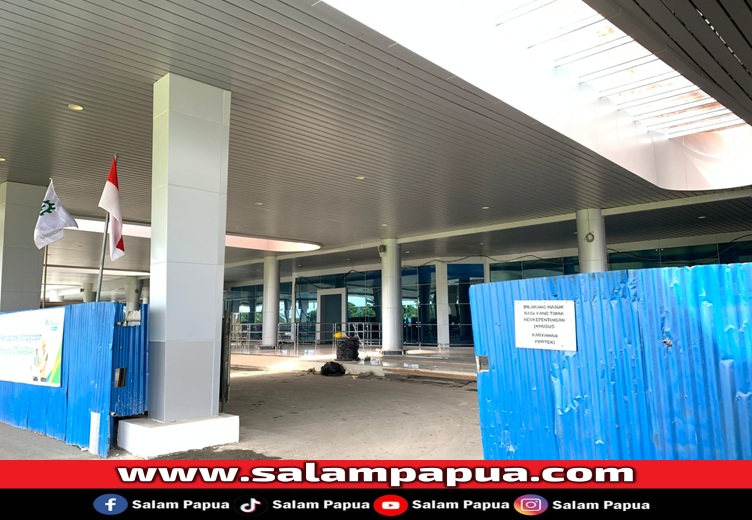 Gunakan APBD 2024, Pembangunan Terminal Bandara Mozes Kilangin Capai 90 Persen