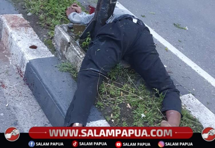 Kecepatan Tinggi Berujung Maut, Pengendara Motor  Tewas Dalam Laka Tunggal Di Timika