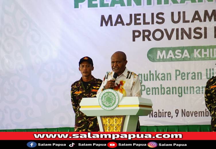 MUI Papua Tengah Dilantik, Gubernur Harap Jadi Mitra Pemerintah