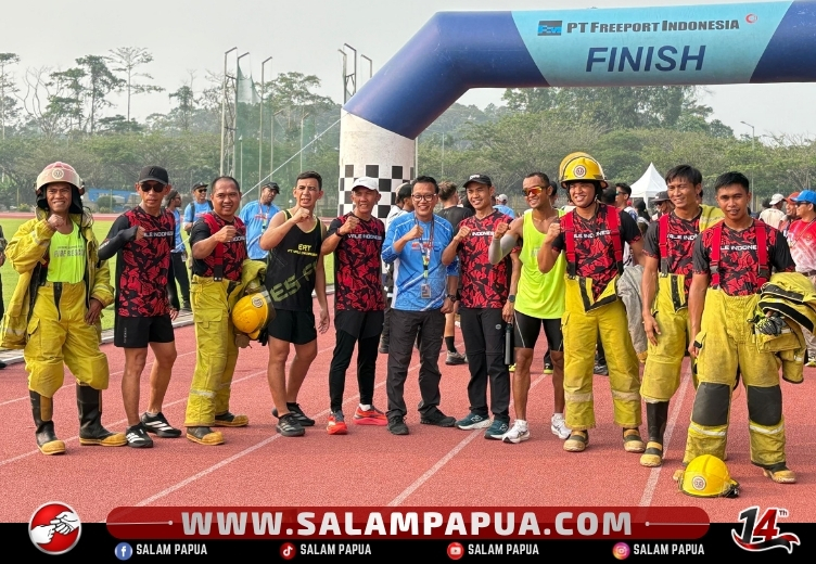 Tim Kamoro PT Freeport Indonesia Juara Firefighter Combat Challenge IFRC 2026