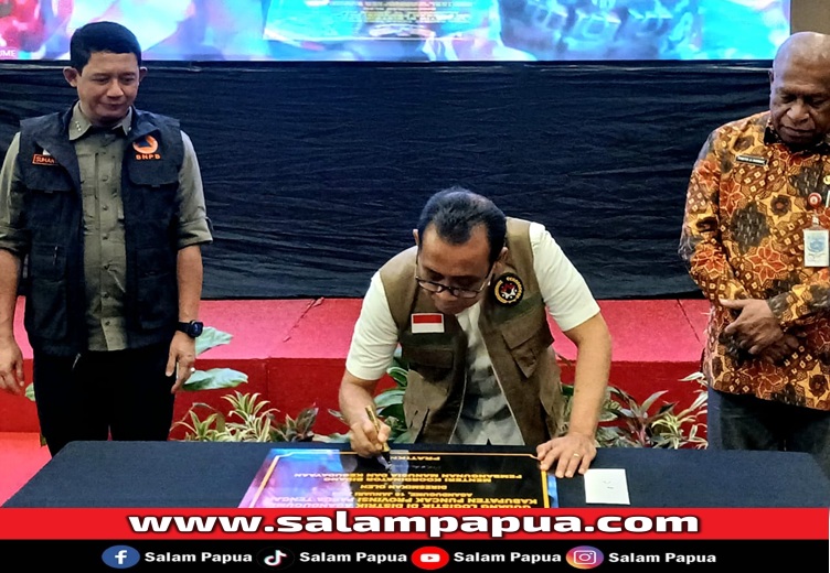 Menko PMK Resmikan Gudang Logistik Di Kabupaten Puncak