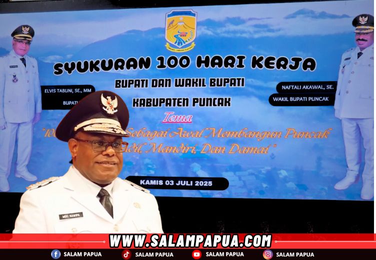 Gubernur Meki Nawipa Apresiasi 100 Hari Kerja Bupati Dan Wakil Bupati Puncak
