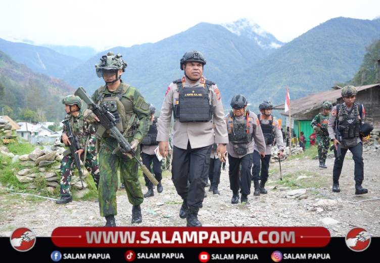 Sambangi Beoga, Kapolda Papua Tengah Perkuat Sinergi Aparat Dan Masyarakat Demi Keamanan Kondusif
