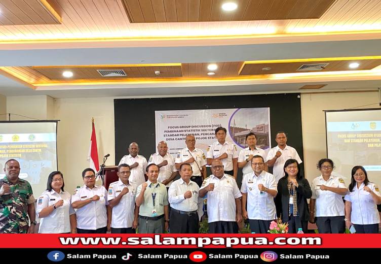 BPS Mimika Canangkan Program Desa Cantik Dan Pojok Statistik Lewat FGD Sektoral