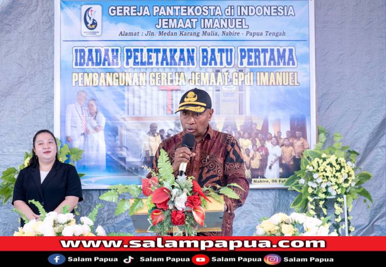 Pemprov Dukung Penuh Pembangunan Gedung Gereja Di Papua Tengah