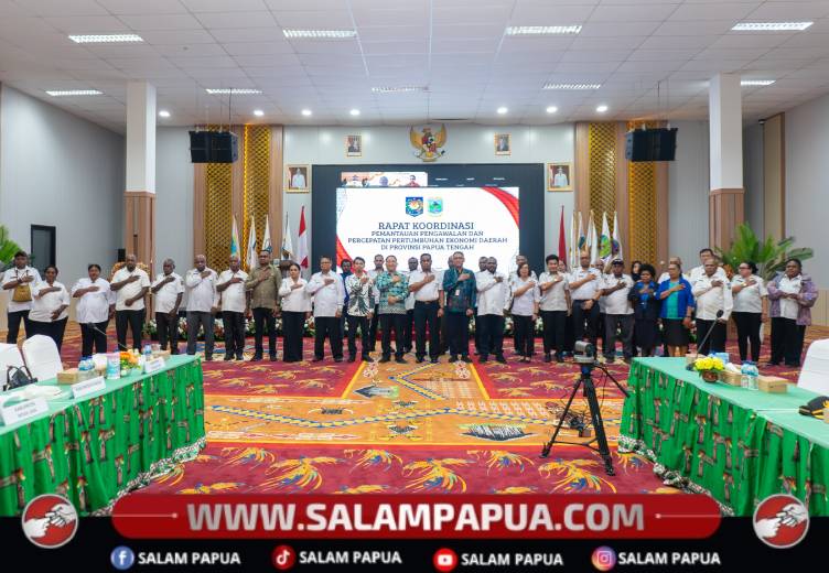 Targetkan Pertumbuhan Ekonomi 8 Persen, Gubernur Papua Tengah Minta Realisasi APBD Dipercepat