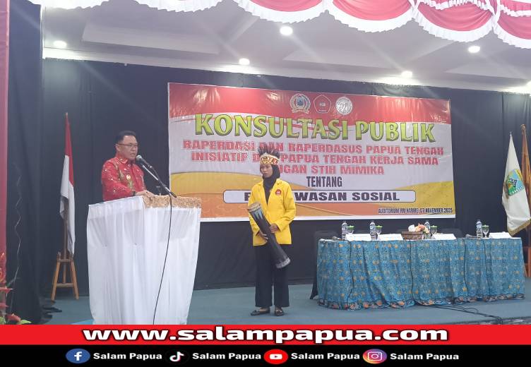 Wabup Nabire Ajak Masyarakat Beri Masukan Dalam Penyusunan Raperdasi Dan Raperdasus
