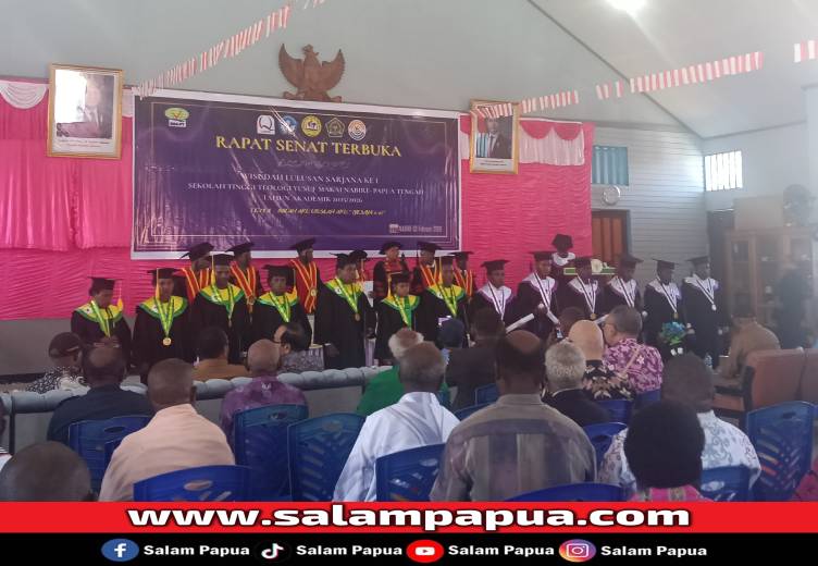STT Yusuf Makai Cetak 15 Sarjana, Pemkab Nabire: Tonggak Penting SDM Papua Tengah