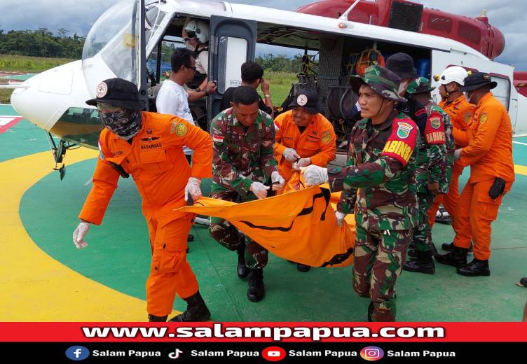 Empat Jenazah Korban Helikopter Jila Diterbangkan Ke Makassar, Jakarta, Dan Biak