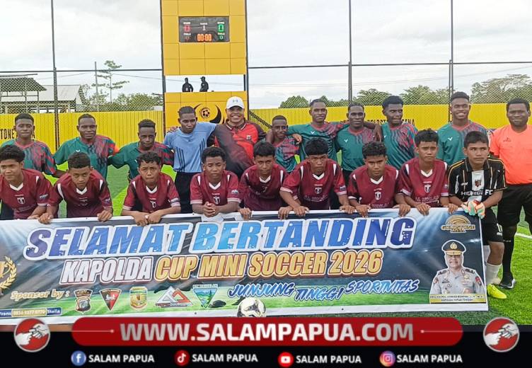 Diikuti 32 SMP Di Mimika, Kapolda Cup Mini Soccer 2026 Resmi Bergulir