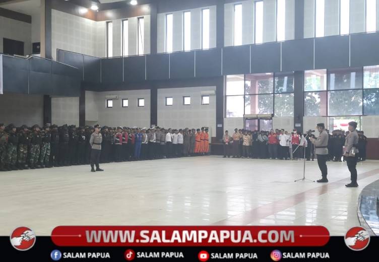 Polres Mimika Siagakan 250 Personel Gabungan Amankan Idulfitri 1447 H