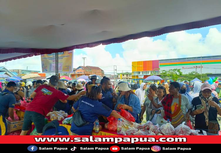 Jelang Idul Adha, Dinas Ketahanan Pangan Mimika Gelar Gerakan Pangan Murah