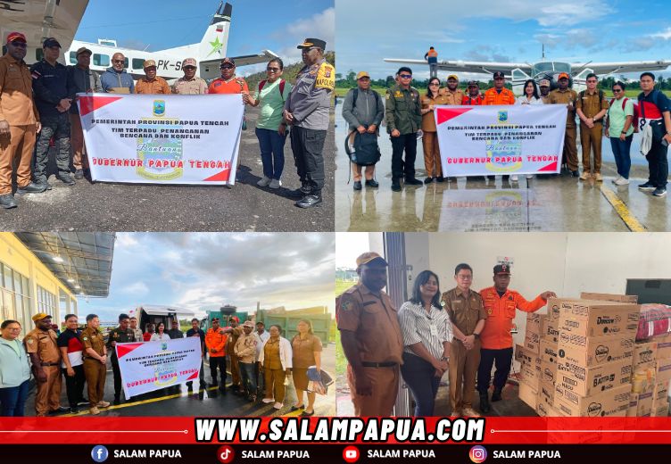Aksi Nyata Gubernur Meki Nawipa Bantu Korban Konflik Di Intan Jaya Dan Puncak
