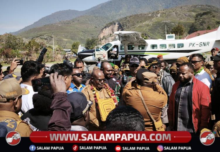 Gubernur Papua Tengah Tiba Di Dogiyai, Ini Agenda Kunjungan Kerjanya