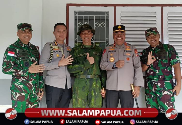 Pangdam XVII/Cenderawasih Dan Kapolda Papua Tengah Dampingi Kunjungan Wapres RI Di Timika
