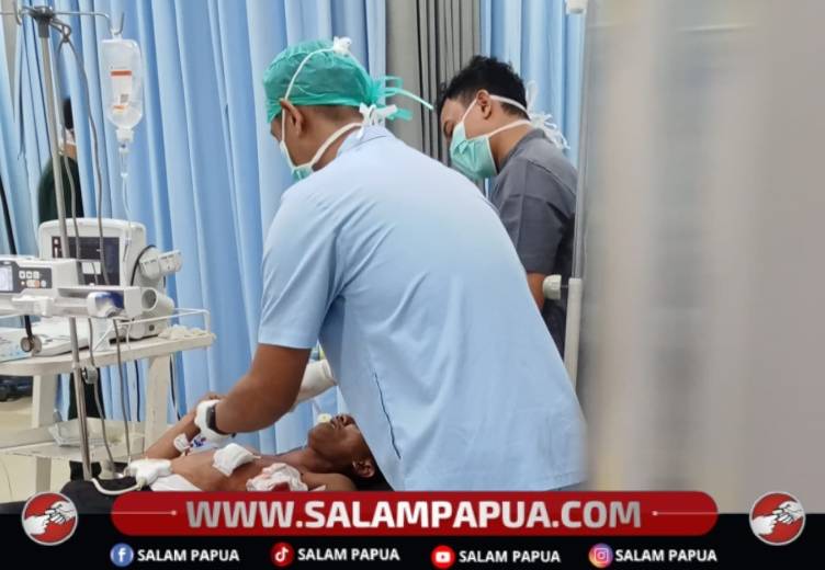 Pemuda Ditikam OTK Di Kampung Kadun Jaya, Jalani Operasi Darurat Di RSUD Mimika