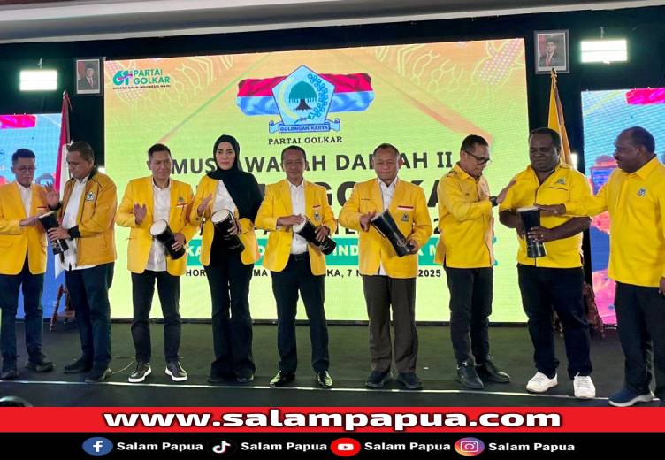 Bahlil Lahadalia Buka Musda II Golkar Papua Tengah Di Timika: Susun Program Kerja Yang Konkret