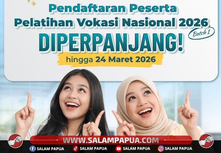 Pendaftaran Pelatihan Vokasi Nasional 2026 Batch 1 Diperpanjang Hingga 24 Maret, Segera Daftarkan Diri!