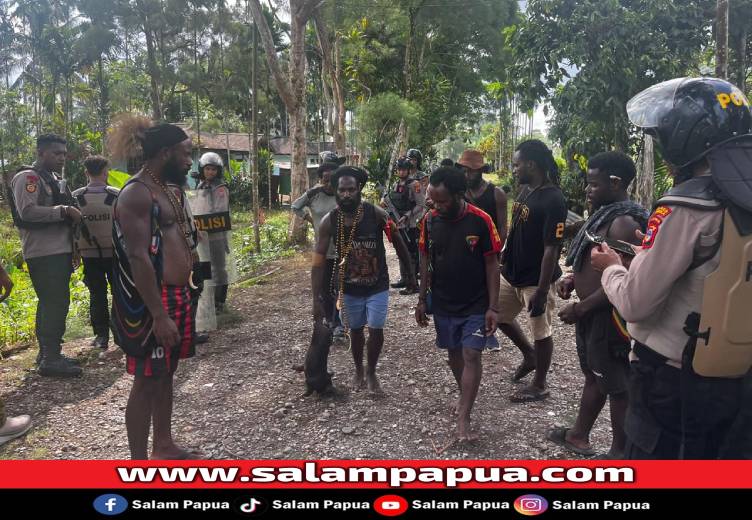 Polisi Razia Sajam Di Kwamki Narama, Intensifkan Patroli Skala Besar