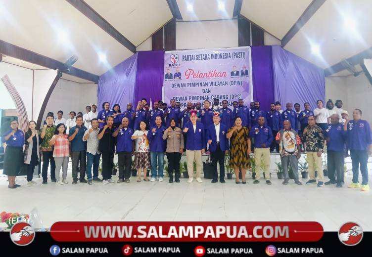 DPP Partai Setara Indonesia Lantik Pengurus DPW Dan DPC Delapan Kabupaten Di Papua Tengah