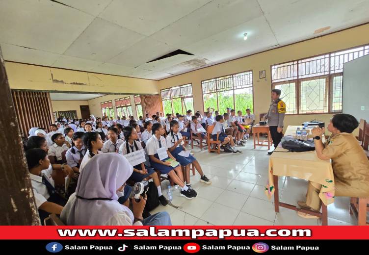 Cegah Bullying Dan Judi Online, Polsek Miru Sosialisasi Ke Sekolah Saat MPLS