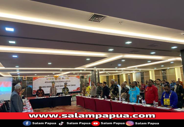 Komisi II DPR RI Evaluasi Perkembangan Provinsi Papua Tengah