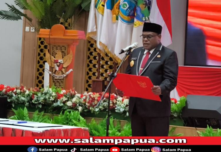 Lantik Pejabat Eselon III, Gubernur Nawipa Tekankan Kerja Jujur Dan Tata Kelola Bersih