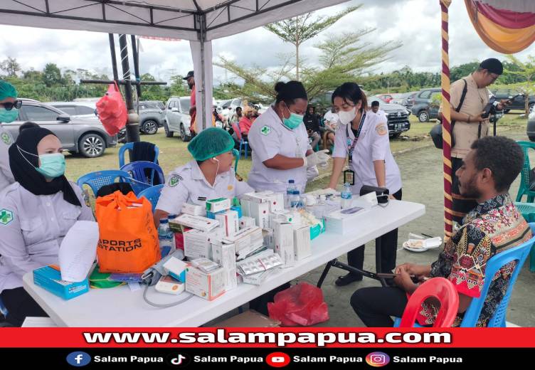 Dinkes Mimika Gelar Cek Kesehatan Gratis Di HUT Ke-29