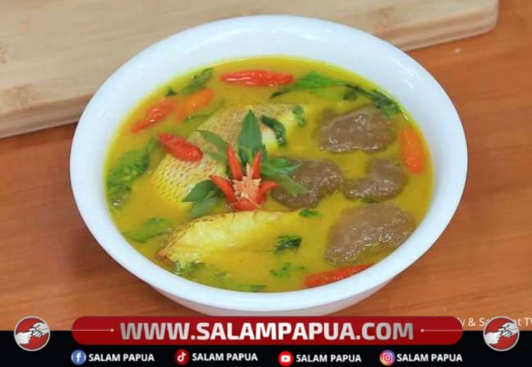 Papeda & Ikan Kuah Kuning, Sajian Khas Papua Yang Kaya Cita Rasa