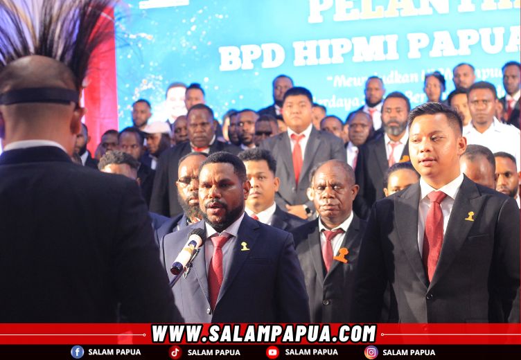 Resmi Dilantik, Yoti Gire Pimpin HIPMI Papua Tengah Periode 2026-2029