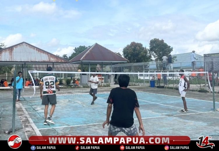 Memeriahkan HUT Ke-81 RI, Lapas Timika Gelar Pertandingan Olahraga Bagi 368 Warga Binaan