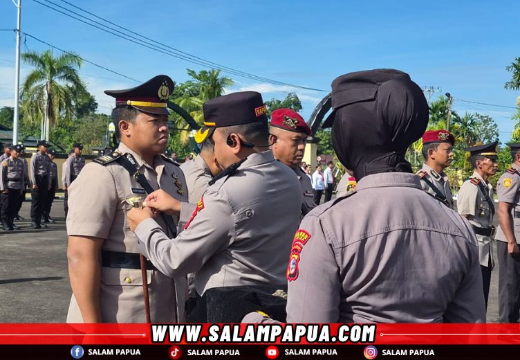 Tiga Pejabat Utama Polres Mimika Dimutasi, Kasatreskrim Dijabat AKP Ibnu Rudi Hartono