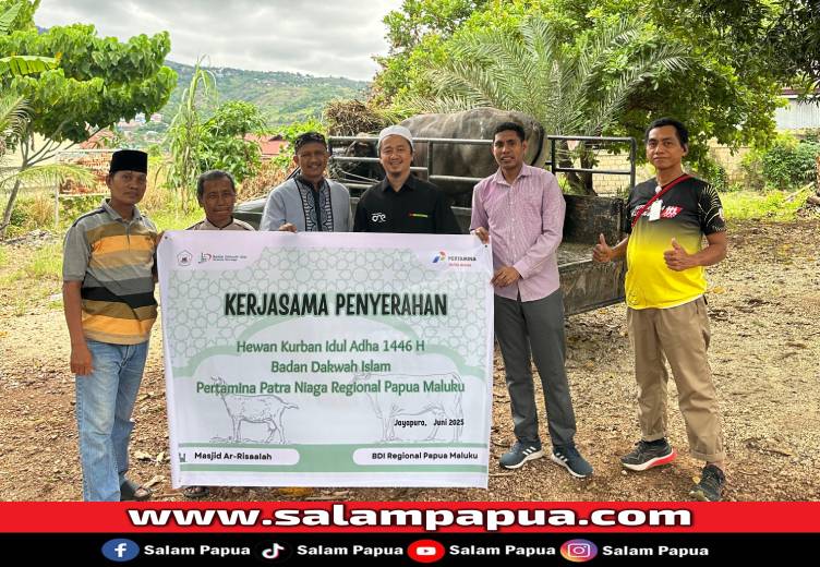 Pertamina Patra Niaga Papua-Maluku Salurkan 136 Hewan Kurban Di Wilayah Ring 1